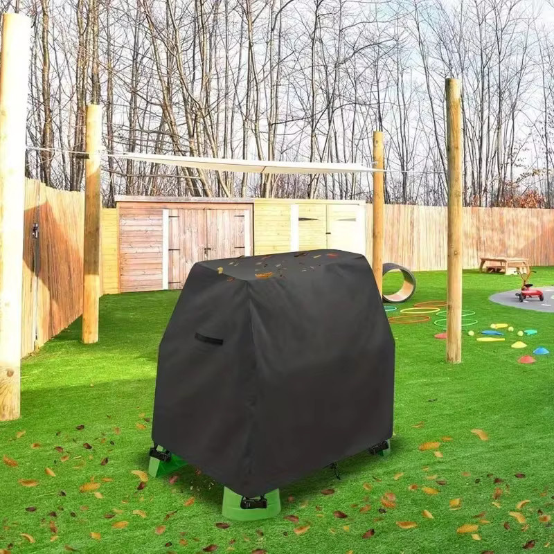 AquaPlay Showers Splash Pond Tischabdeckung aus Polyester in Schwarz mit verstellbarem Kordelzugverschluss - Bild 2