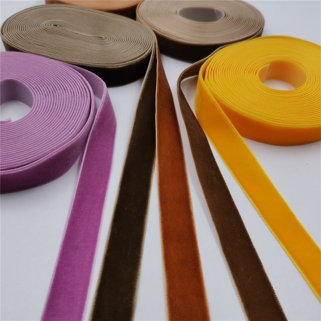 KLTRIBBON Nylon Samtband für DIY-Dekorationen, Breite: 0,9 cm, Länge: 4,57 m - Bild 1