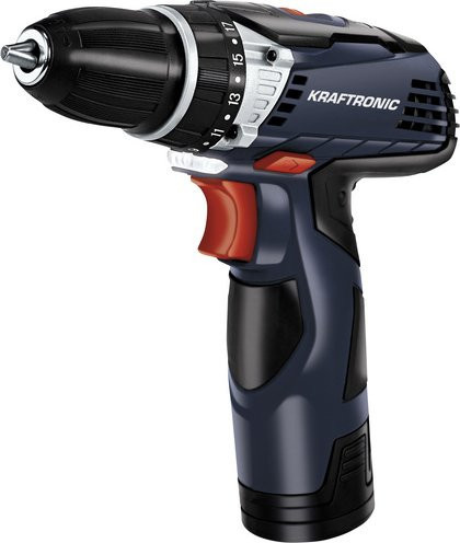 KRAFTRONIC Akku-Bohrschrauber KT-AS 12 Li, 12 V, inkl. Akku, blau/schwarz - Bild 1