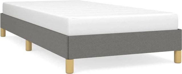 vidaXL Bettgestell aus Stoff in Grau B/T/H: 100 x 200 x 103 cm - Bild 1