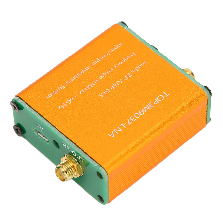 Aramox HF-Verstärker 0,1 MHz-6 GHz Vollband Low-Noise-Verstärker mit 20 dB High Gain LNA Leistungsvorverstärkermodul - Bild 2