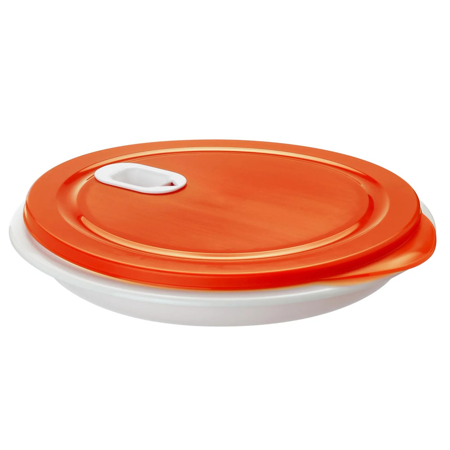Rotho Mikrowellenteller Clever XL in Papaya Orange - Bild 2