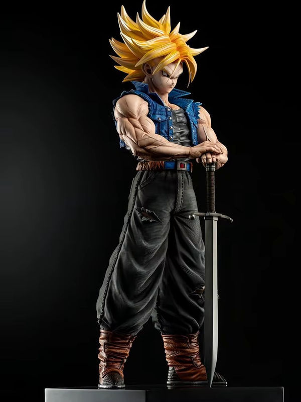 Bandai Dragon Ball Z Anime Actionfigur Trunks Statue aus Kunstharz, mehrfarbig, Höhe: 53 cm - Bild 7