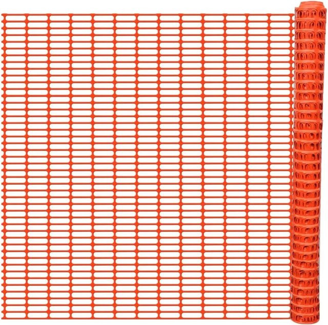 vidaXL Absperrzaun aus Kunststoff in Orange, 50 m - Bild 1