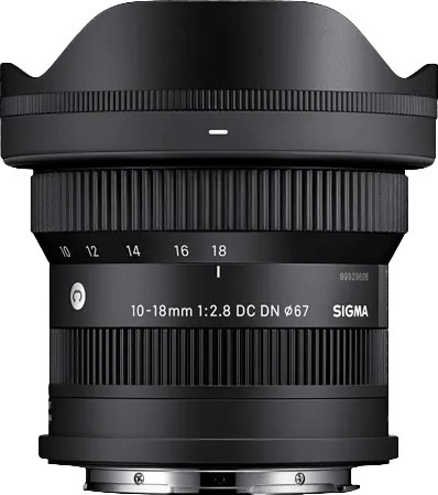 Sigma 10-18mm f/2.8 DC DN Contemporary Objektiv für Sony E-Mount, Schwarz - Bild 1