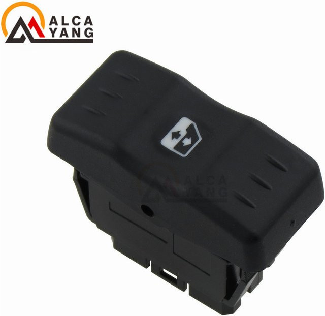 Malcayang Elektrischer Fensterheber-Einzelschalter für Renault Dacia Logan 2004–2012 in Schwarz - Bild 1
