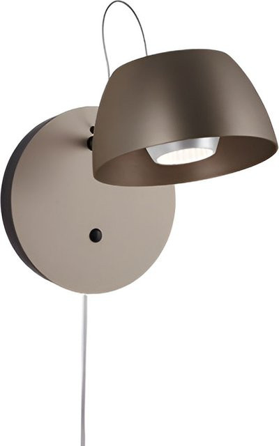 Baltensweiler Irio W AP LED-Wandleuchte in Bronze, dimmbar und verstellbar - Bild 1