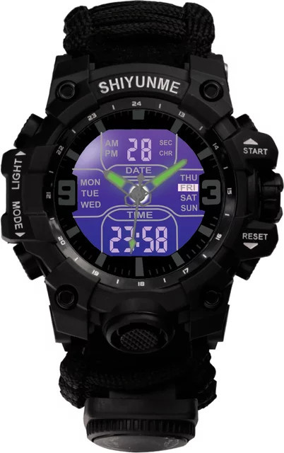 SHIYUNME Armbanduhr, Quarz, Paracord, Herren, wasserdicht - Bild 1