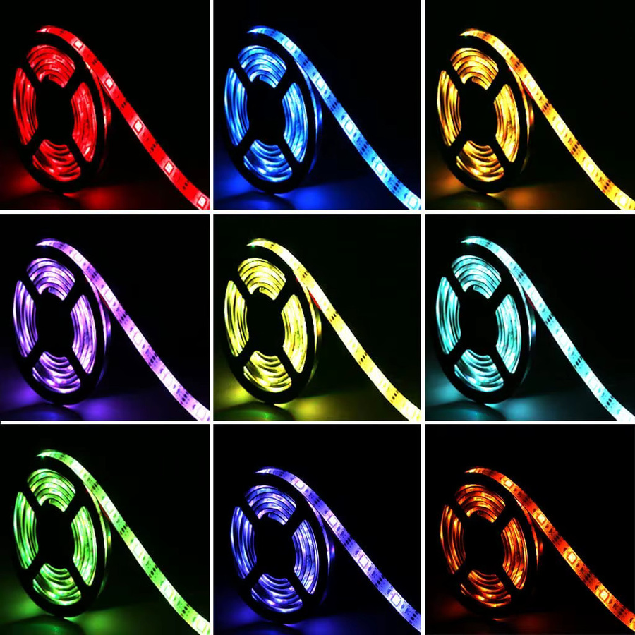 RGB LED-Streifen 40m mit USB-Anschluss, Multicolor Lichterkette mit Fernbedienung, Timer-Funktion und Musik-Synchronisation - Bild 6