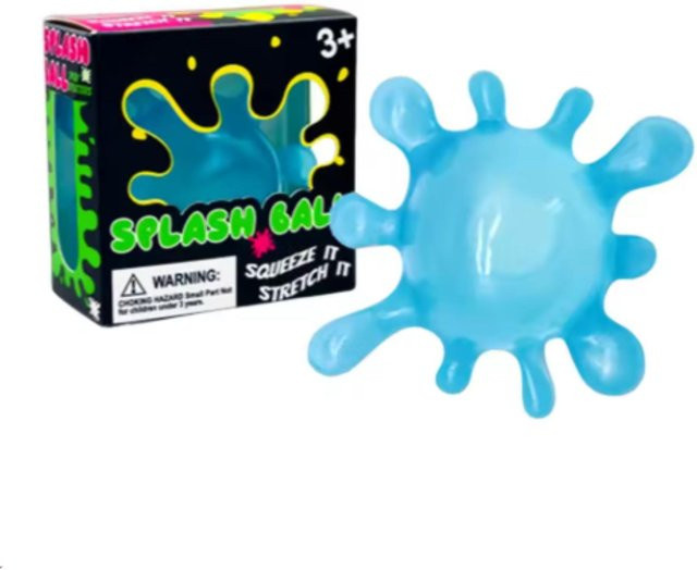Schylling NeeDoh Fuzz Blindbox, samtweicher Druckball - Bild 1