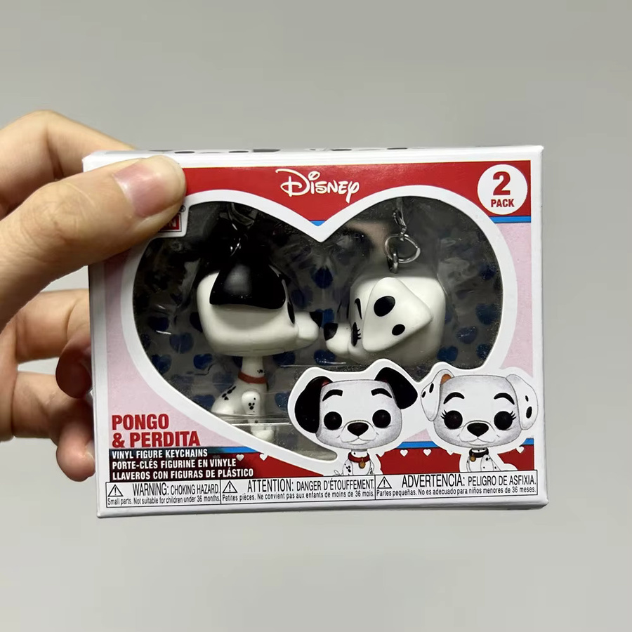 Funko Disney 101 Dalmatiner Pongo und Perdita, Schlüsselanhänger, ab 3 Jahren - Bild 1