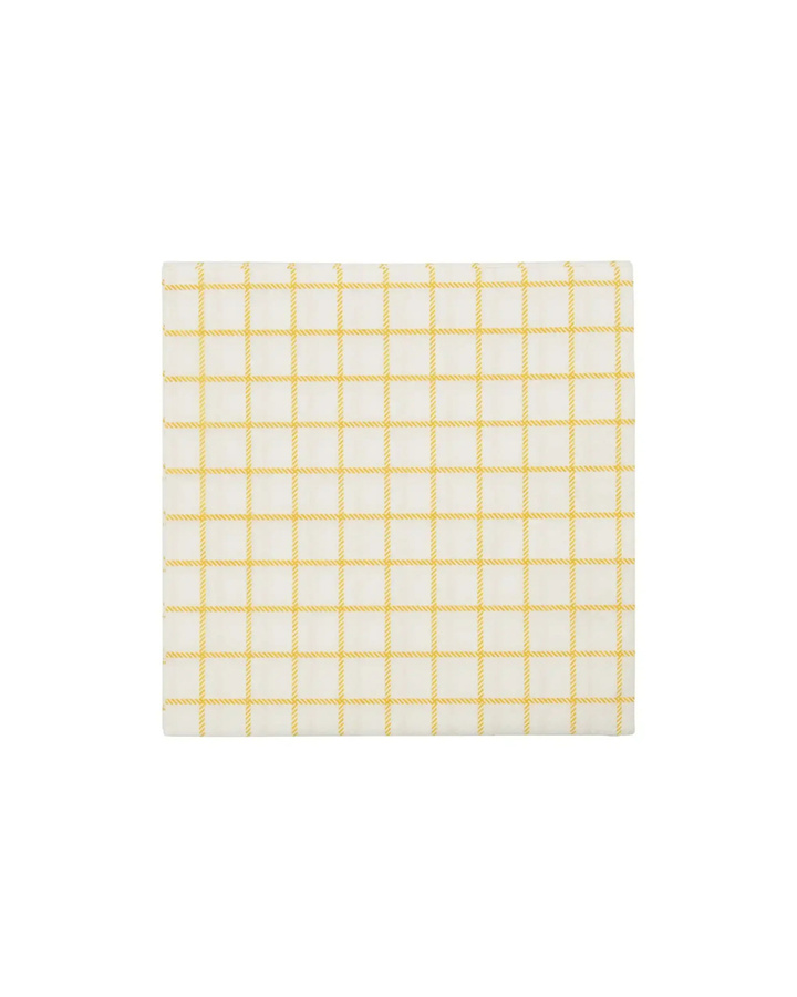Nicolas Vahe Servietten Check Gelb B: 20 cm, H: 20 cm - Bild 1