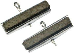 BGS Ersatzbacken für Honwerkzeug Art. 1155, 2-teiliges Set, grau, Breite: 30 mm, Höhe: 220 mm - Bild 1