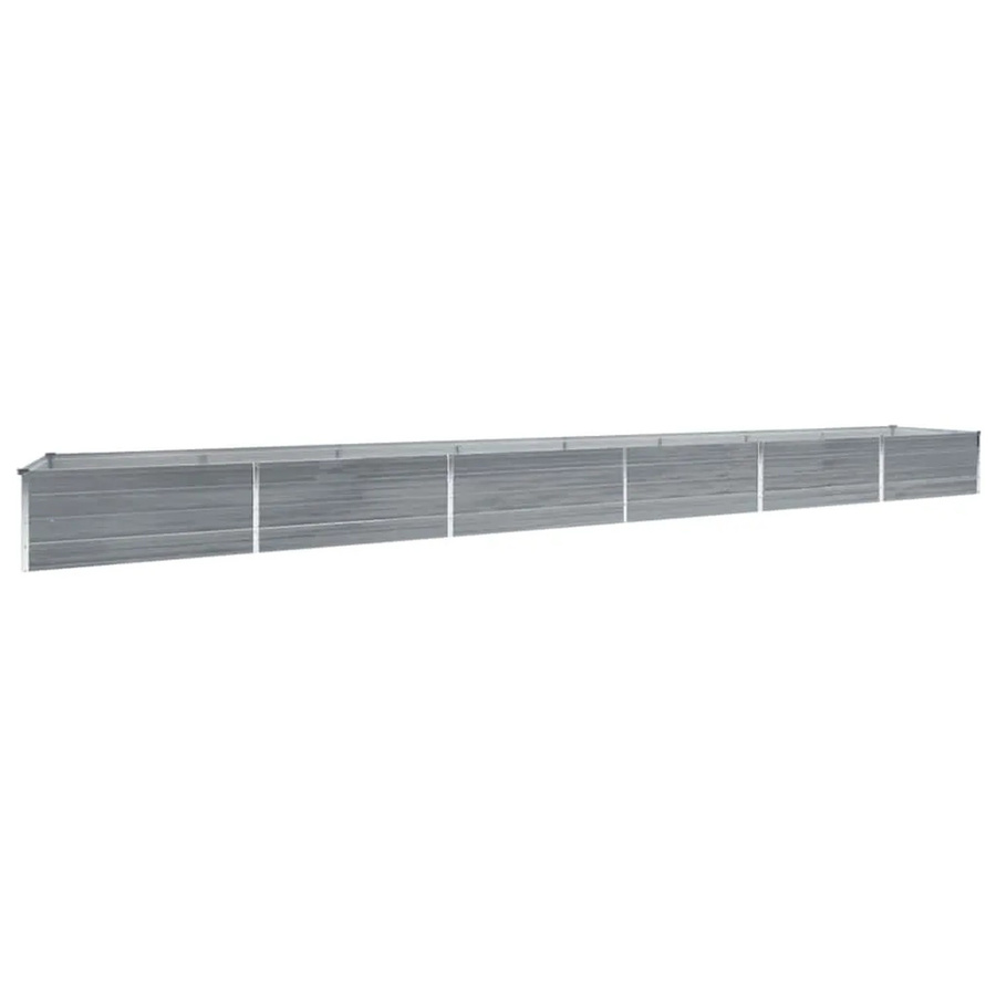 DELUKE Hochbeet OSKAR aus verzinktem Stahl in Grau, B/T/H: 600 x 80 x 45 cm - Bild 2