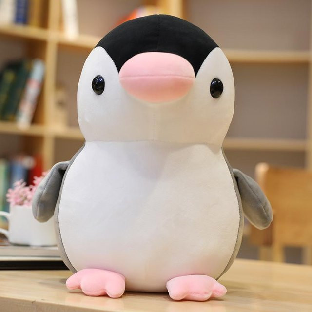 Linyi toy Pinguin Plüschtier, rosa, 25cm - Bild 1
