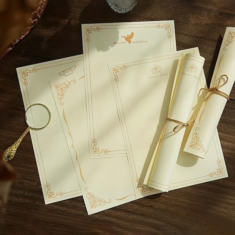 20 Stück Retro-Briefpapier SZ-Damai im B5 Format für romantische Liebesbriefe und kreative Schreibprojekte - Bild 3