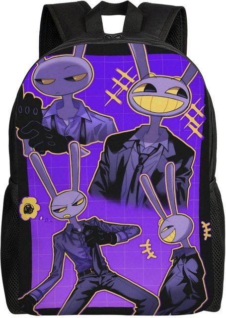 Mobi Pals P-Pomnis T-TADCs Rucksack für Herren und Damen in Lila, leichter Business-Tagesrucksack für Studenten und Laptop-Transport, One Size - Bild 1