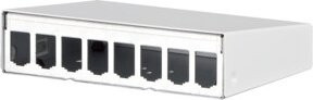 BTR NETCOM AP-Gehäuse leer E-DATmodul 8er weiß 130861-0802-E - Bild 1