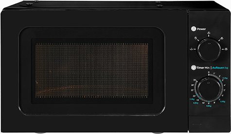 Exquisit WP700J17-3sw Unterbau-Mikrowelle Solo in Schwarz mit Timer und Innenbeleuchtung, B/T/H: 44 x 32 x 20 cm - Bild 1