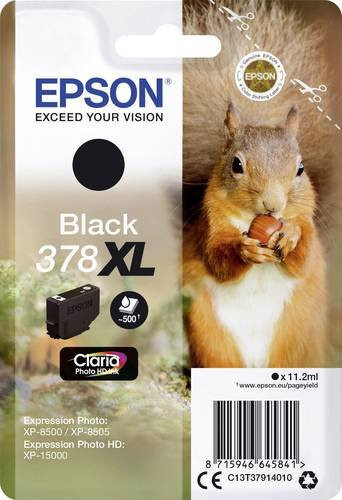 Epson Original T3791 378XL Tintenpatrone Schwarz - Bild 1