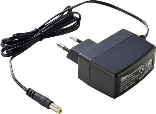 Dehner Elektronik SYS 1381N-1205-W2E/2,5 Steckernetzteil Schwarz, 5 V/DC 2,4A 12W Stabilisiert mit Barrel-Stecker - Bild 1