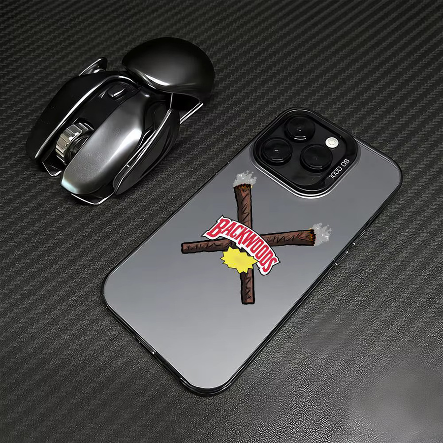 Backwoods Logo Handyhülle Aurora TPU für iPhone 11 bis 17 Pro Max in Multicolour, Schwarz und Transparent, stoßfeste und schlanke Schutzhülle - Bild 3