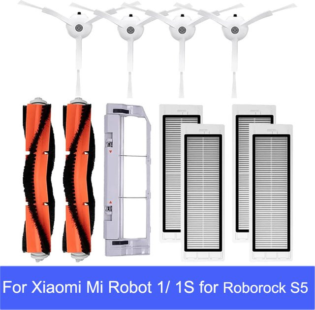 Hepa-Filter Hauptbürste für Roborock S4, S4 Max, S5, E3 und Xiaomi Mi 1 1S Roboter Staubsauger Zubehör - Bild 1