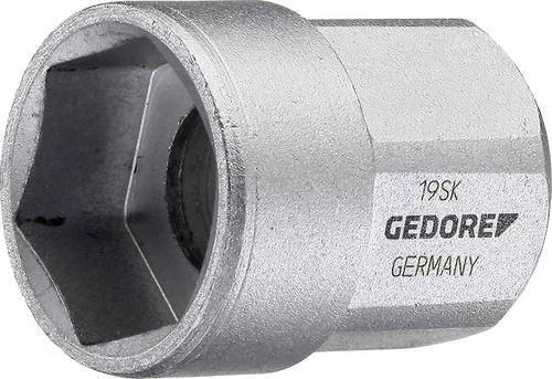 Gedore Steckschlüsseleinsatz 1/2 Zoll Sechskant Außen 12x25mm Silber - Bild 1