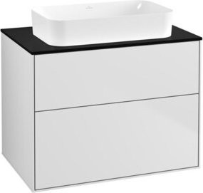 Villeroy & Boch Finion Waschtischunterschrank weiß lackiert, B/T/H: 80 x 60,3 x 50,1 cm - Bild 1