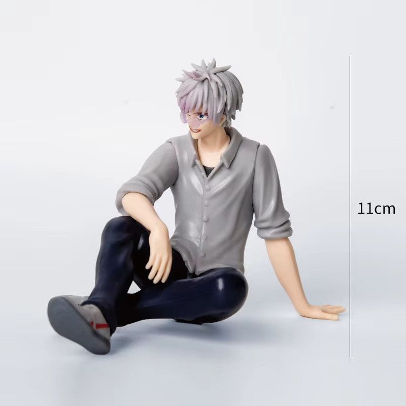 Bandai Anime-Actionfigur Satoru Gojo und Geto Suguru aus der Gefängnisreihe als PVC-Sammlermodell in Sitzhaltung - Bild 2