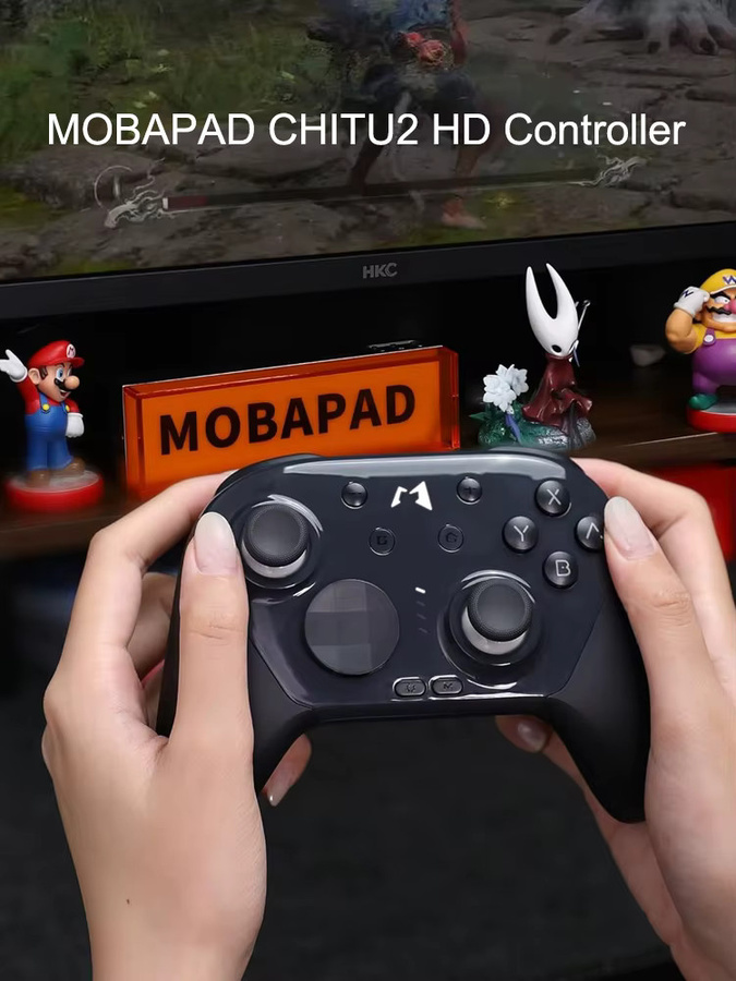 Mobapad CHITU 2 Bluetooth-Controller mit TMR-Joysticks für Nintendo Switch, PC, Android und iOS, inklusive HD Rumble und NFC, in Schwarz oder Pink - Bild 4