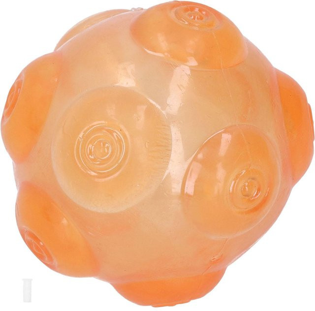 Neoglint Haustier Kauspielzeug Quietschball, Orange - Bild 1