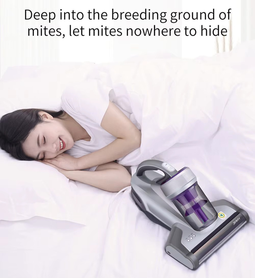 Jimmy JV35 Matratzen-Staubsauger mit UV-C-Licht und Hochheiztechnologie, 480W Leistung und 14Kpa Saugkraft zur Entfernung von Staub und Tierhaaren - Bild 5
