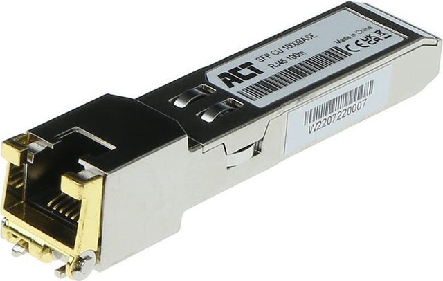 ACT TR0055 Netzwerk-Transceiver-Modul SFP Kupfer 1000 Mbit/s Silber - Bild 1