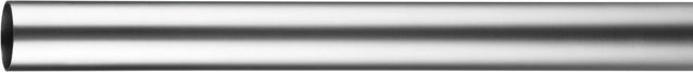 Mydeco Gardinenstange für Ringe in Edelstahl-Optik, Farbe: Silber, Durchmesser: 2,5 cm, Länge: 160 cm - Bild 1