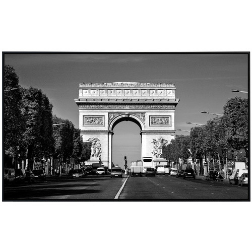 papermoon Infrarotheizung EcoHeat Paris Schwarz Weiss mit Matt-Effekt, App-Steuerung und Überhitzungsschutz - Bild 2