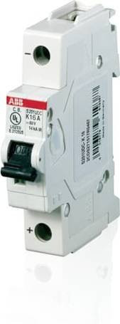 ABB S201UDC-K1.6 Leitungsschutzschalter 1,6A 60V in Weiß - Bild 1