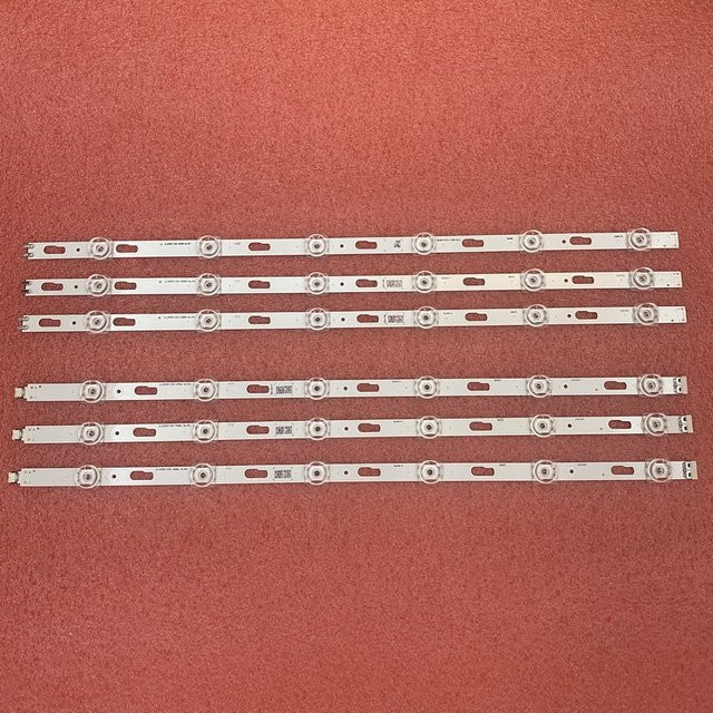LED Backlight Streifen für Samsung UE50AU7175 UE55AU7140 UE50AU7170 UE50AU7175U UN50AU7000F UN50AU7000 UE50AU7170U UE50AU7140U UE50AU7560 in Weiß - Bild 1