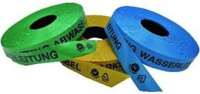 KELMAPLAST Trassen-Warnband Achtung LWL-Kabel Blau, 250 m - Bild 1