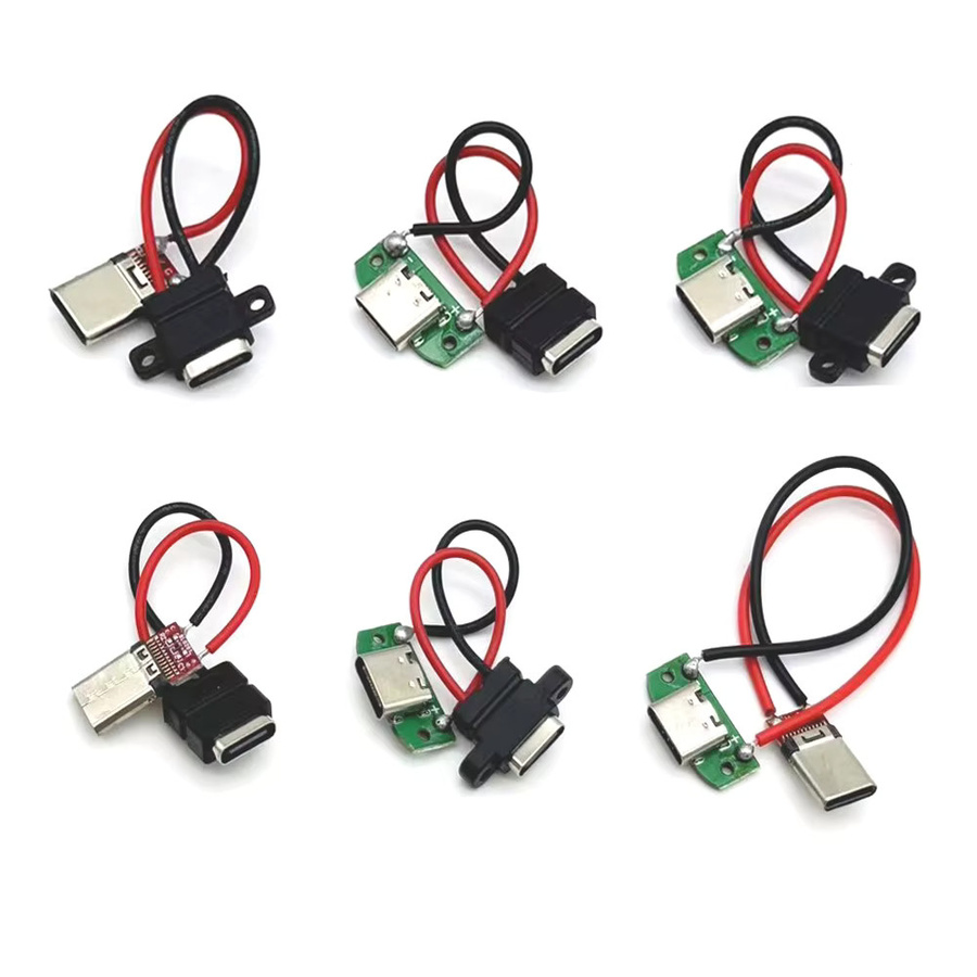 LAJQTAO USB-C Stecker auf USB-C Buchse Adapter für schnelles Laden mit 3A, Multicolor - Bild 3