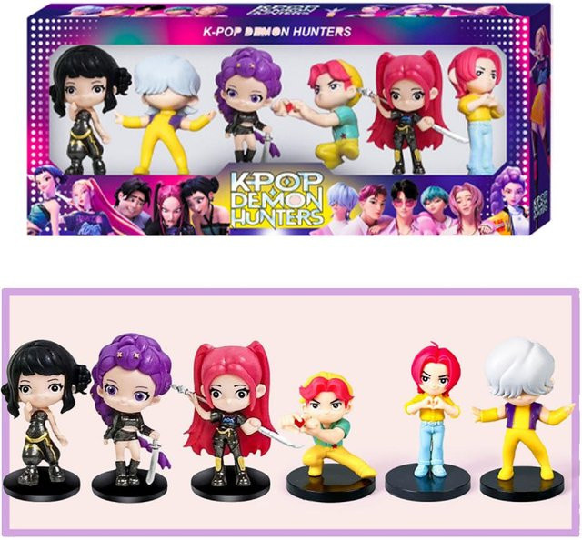Fashnics Kpop Dämonenjäger Actionfigur 6-teiliges Set - Bild 1
