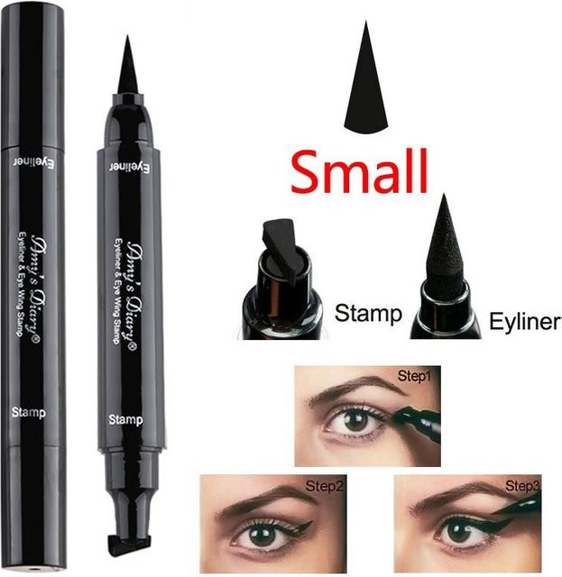 Makeup love Doppelkopf-Wing-Seal Eyeliner, schwarz, wasserfest - Bild 1
