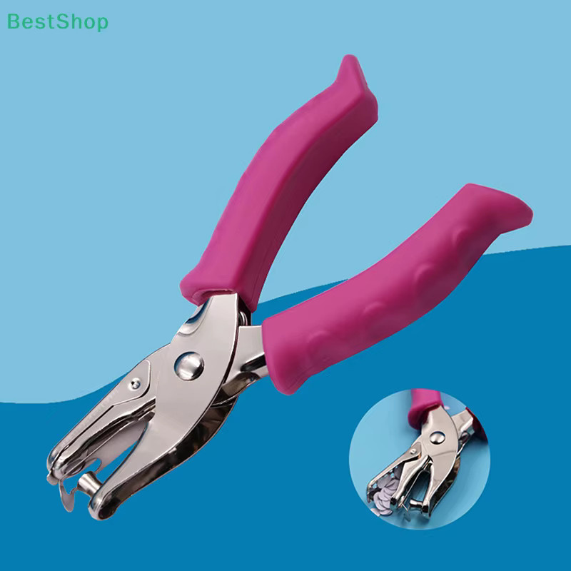 KOQZM Handheld Locher für Büro und Heimgebrauch mit 3/96mm Rundlochung aus Metall - Bild 3