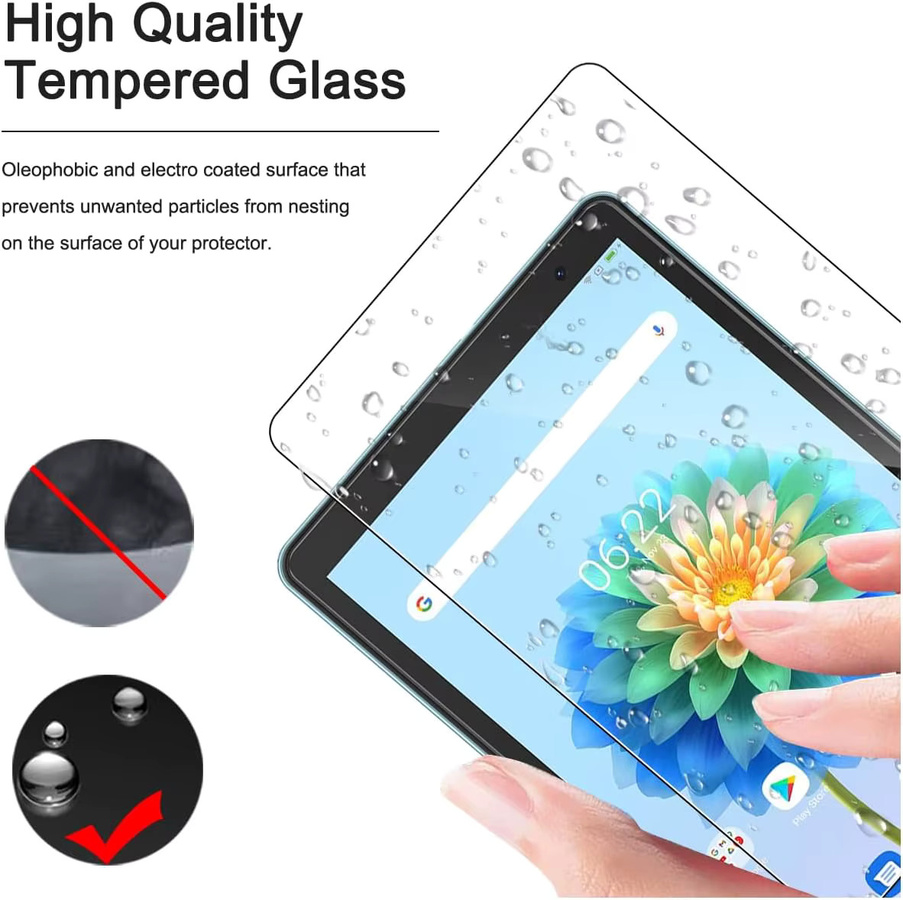 Blackview Displayschutzfolie aus gehärtetem Glas für Tab 5 / Tab 50 WIFI 8,0 Zoll, transparent, bruchsicher und kratzfest - Bild 5