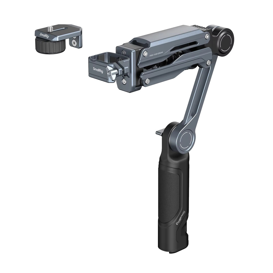 SmallRig Handheld-Stoßdämpferarm in Grau für DJI Osmo Pocket 4, Pocket 3, GoPro HERO13 und Insta360 X5 - Bild 1