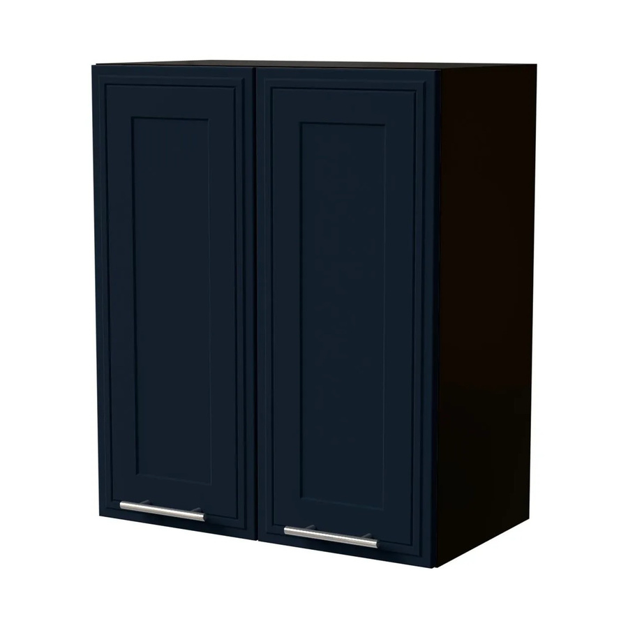 Feldmann-Wohnen Hängeschrank Salo in Schwarz und Indigo Matt mit Kassettenoptik, B/T/H: 60 x 32,5 x 72 cm - Bild 2