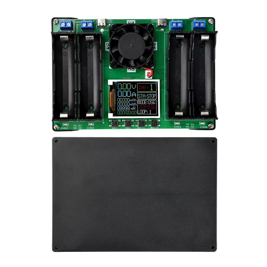 Gaqqee 2/4/8-Kanal 18650 Batteriekapazitäts- und Innenwiderstandstester mit elektronischem Lasttester und automatischem Lade- und Entlademodul - Bild 2