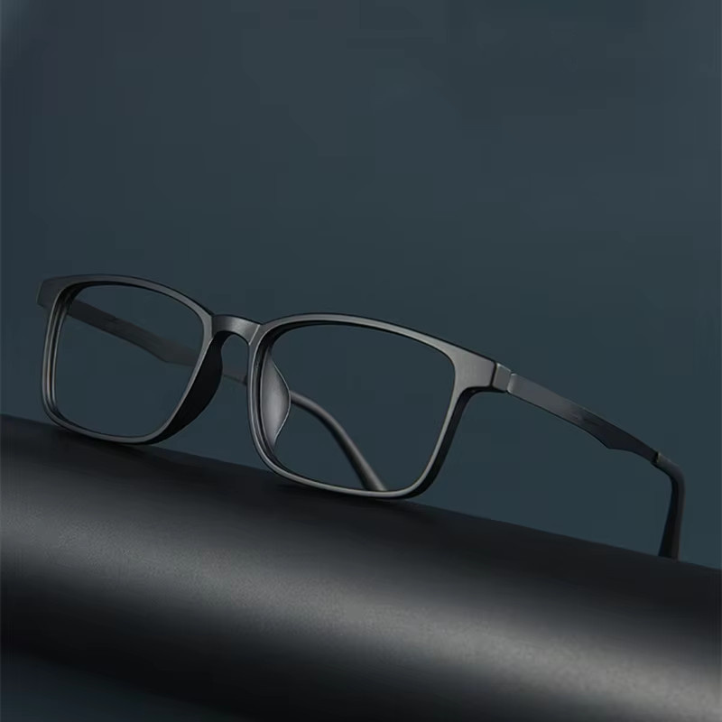 KOCOLIOR Lesebrille, Titan, square, schwarz, Herren - Bild 2
