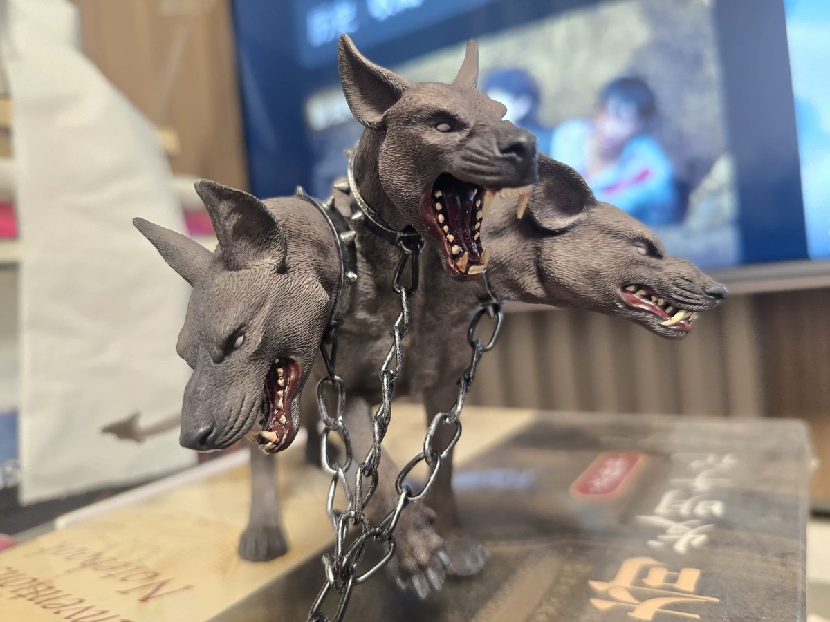 JXK Cerberus Dreiköpfiger Hund, Actionfigur, 1/6, Garage Kit Statue - Bild 2