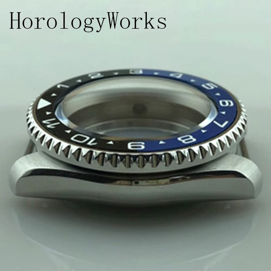 Neiton Uhrenteile, dekorativer Ring, Edelstahl, Schwarz, 42 mm - Bild 2